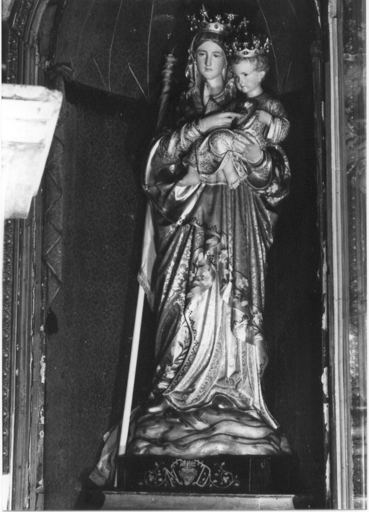 Madonna di Notre Dame, Madonna con Bambino (statua, opera isolata) - ambito Italia centrale (prima metà sec. XX)
