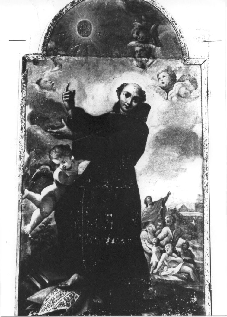 San Bernardo (?) (dipinto, opera isolata) - produzione abruzzese (fine/inizio secc. XVIII/ XIX)