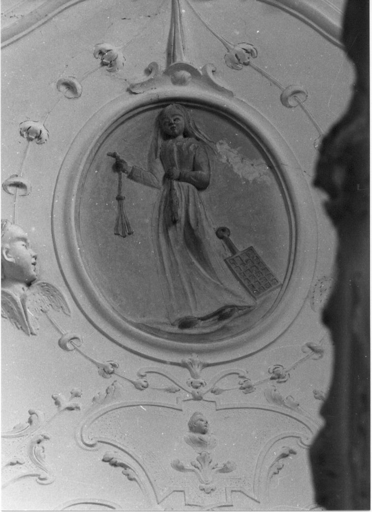 Santa martire (rilievo) - produzione abruzzese (sec. XVIII)
