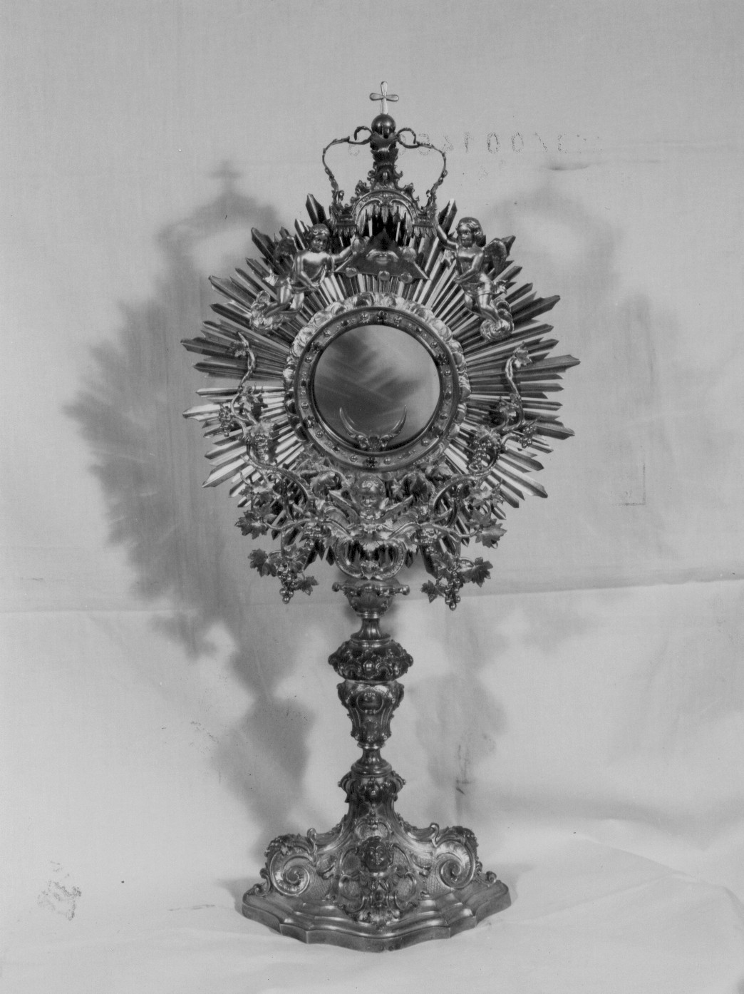 ostensorio - a raggiera, opera isolata - ambito marchigiano (sec. XIX)