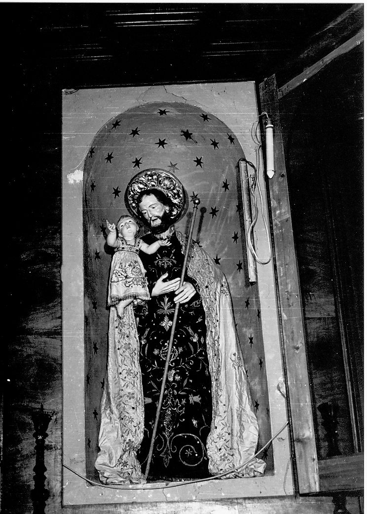 San Giuseppe e Gesù Bambino (statua, opera isolata) - produzione abruzzese (sec. XIX)