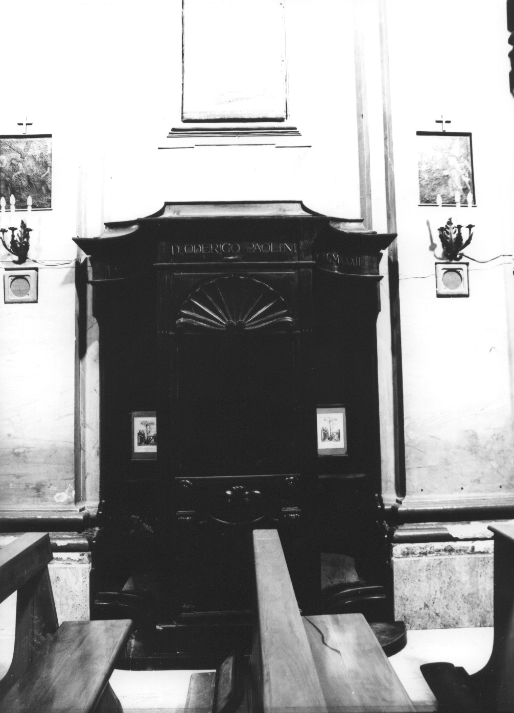 confessionale, opera isolata - ambito abruzzese (sec. XX)