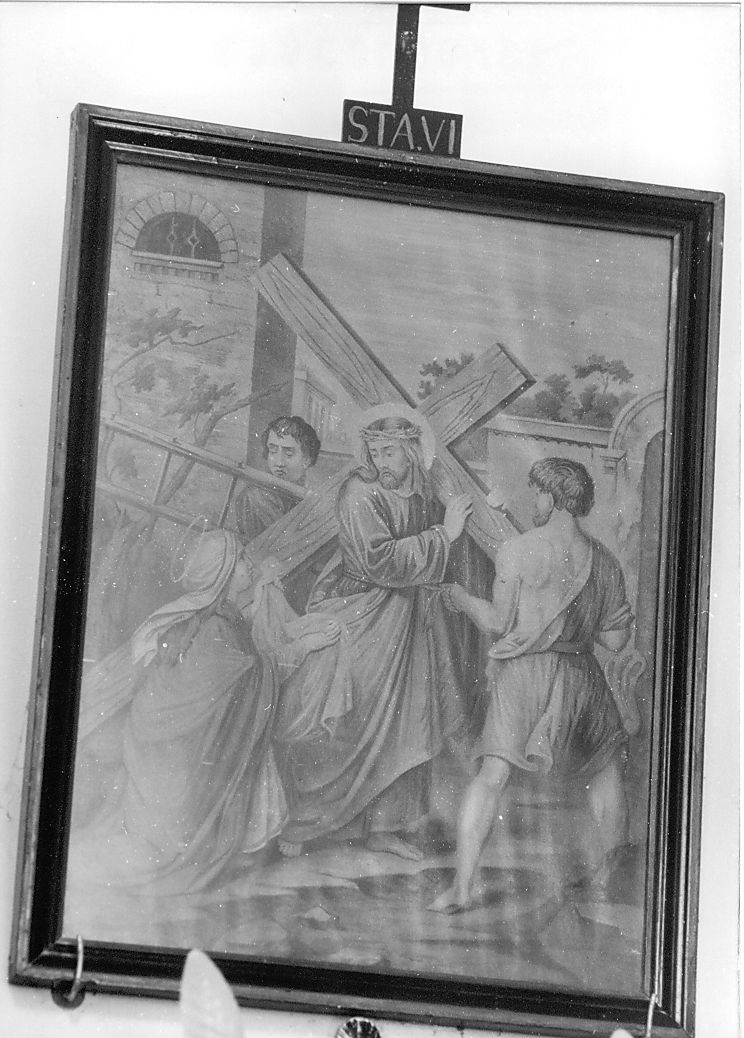 Gesù asciugato dalla Veronica (dipinto) - bottega di Castelli (secondo quarto sec. XX)