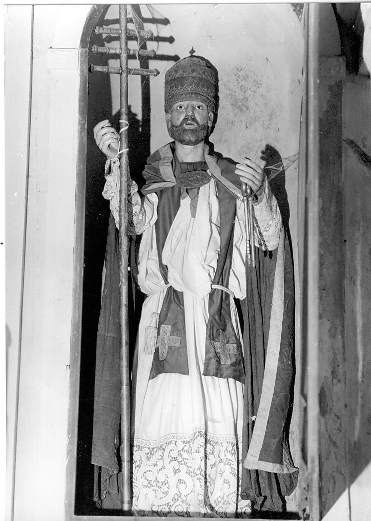 San Pietro apostolo (statua, opera isolata) - produzione abruzzese (sec. XIX)