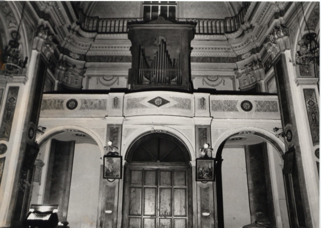 cassa d'organo, opera isolata di De Luca (bottega) (sec. XIX)