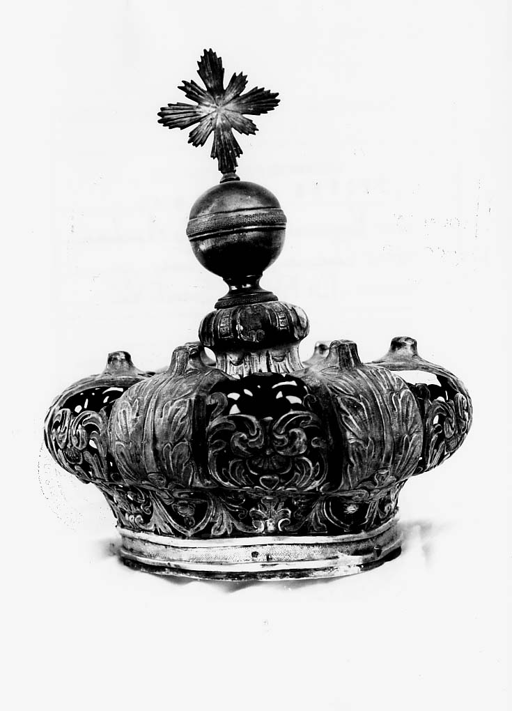 corona da statua - ambito Italia centrale (sec. XIX)