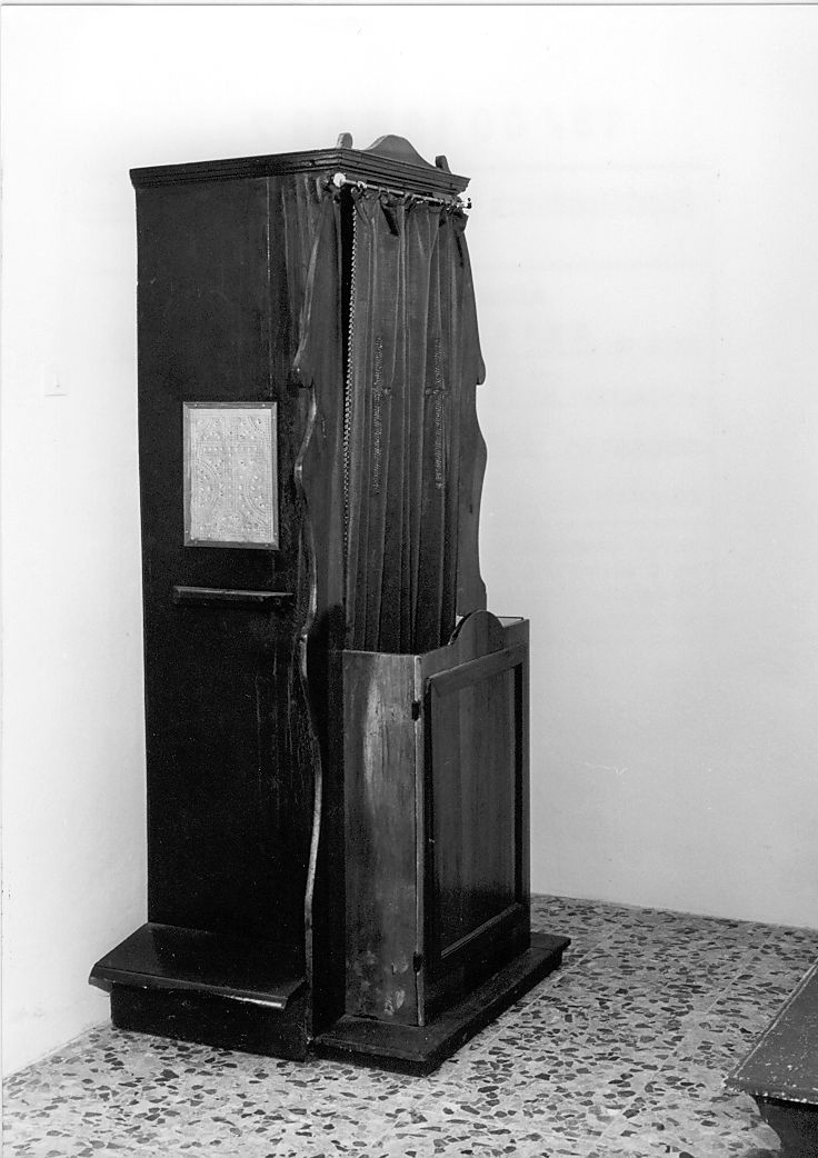 confessionale, opera isolata - ambito teramano (ultimo quarto sec. XIX)
