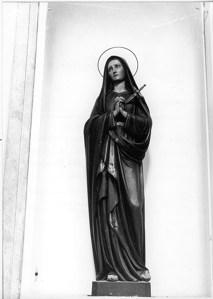 Madonna Addolorata (scultura, opera isolata) - produzione di Ortisei (metà sec. XX)
