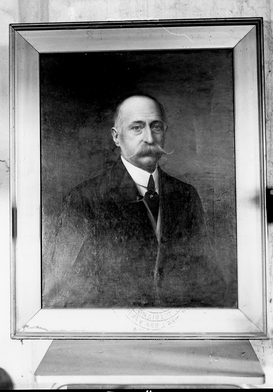 ritratto d'uomo (dipinto, opera isolata) di Celommi Pasquale (attribuito) (inizio sec. XX)