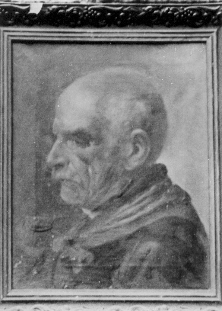 busto ritratto d'uomo (dipinto, opera isolata) di Capuano Ernesto (attribuito) (primo quarto sec. XX)