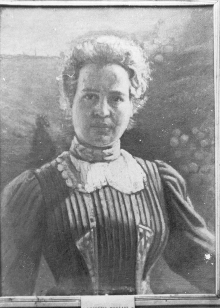 Lucrezia Montani, ritratto di donna (dipinto, opera isolata) di Di Giuseppe Salvatore (attribuito) (ultimo quarto sec. XIX)