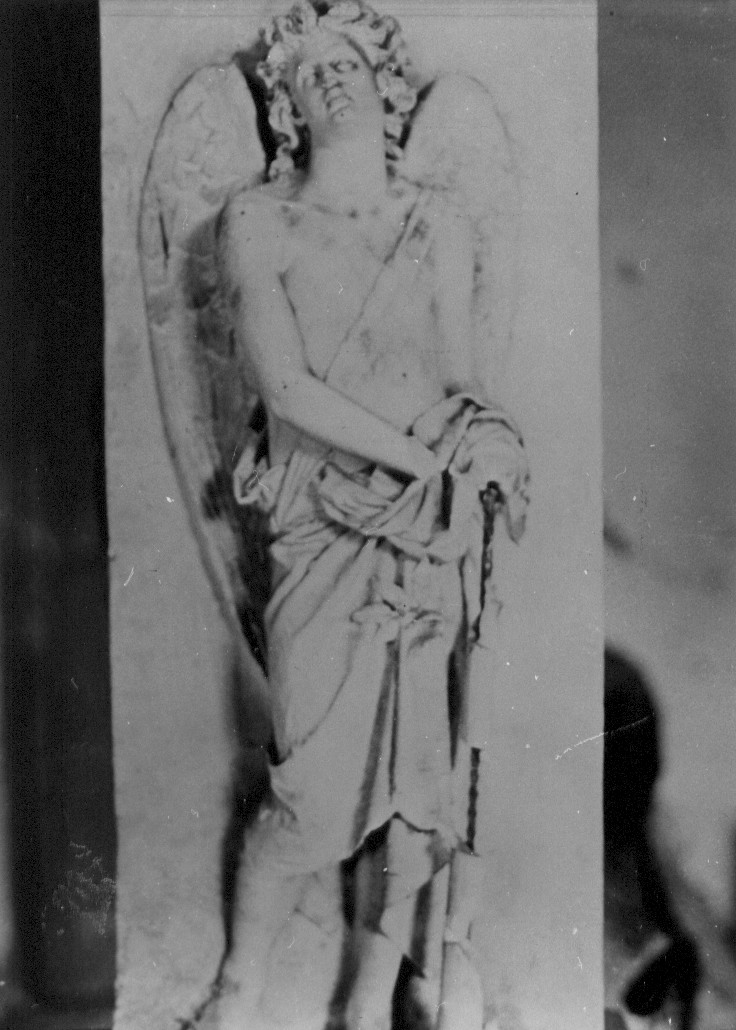 Angelo, angelo (decorazione plastica, opera isolata) di Pagliaccetti Raffaello (attribuito) (sec. XIX)