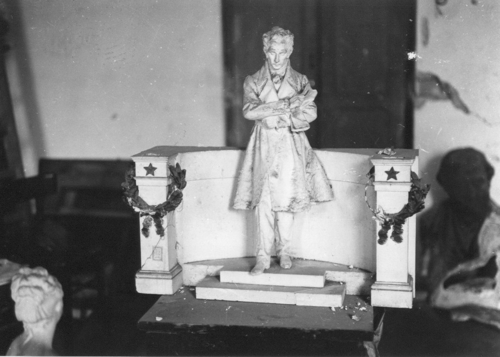 Ugo Foscolo (monumento celebrativo, opera isolata) di Pagliaccetti Raffaello (attribuito) (sec. XIX)