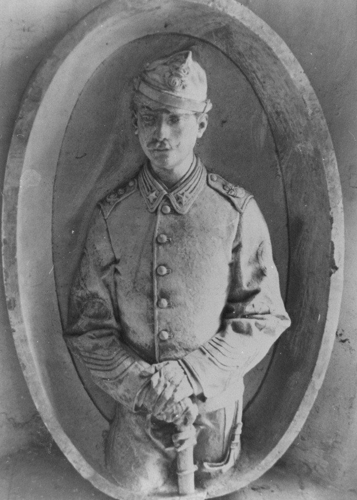 Militare, figura maschile (medaglione, opera isolata) di Pagliaccetti Raffaello (attribuito) (seconda metà sec. XIX)