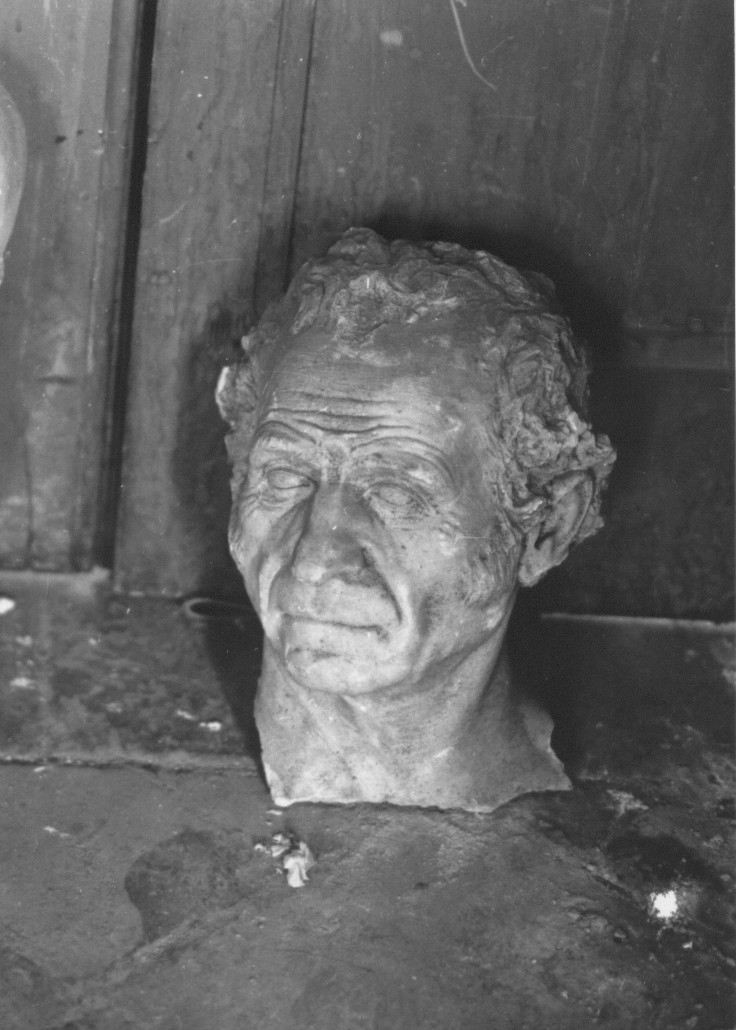 testa d'uomo (scultura, opera isolata) di Pagliaccetti Raffaello (attribuito) (seconda metà sec. XIX)