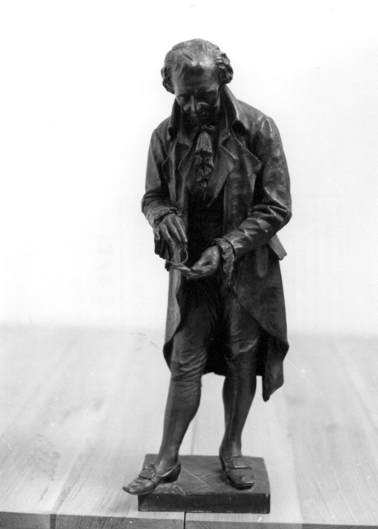 Galvani, figura maschile (statua, opera isolata) di Pagliaccetti Raffaello (attribuito) (sec. XIX)