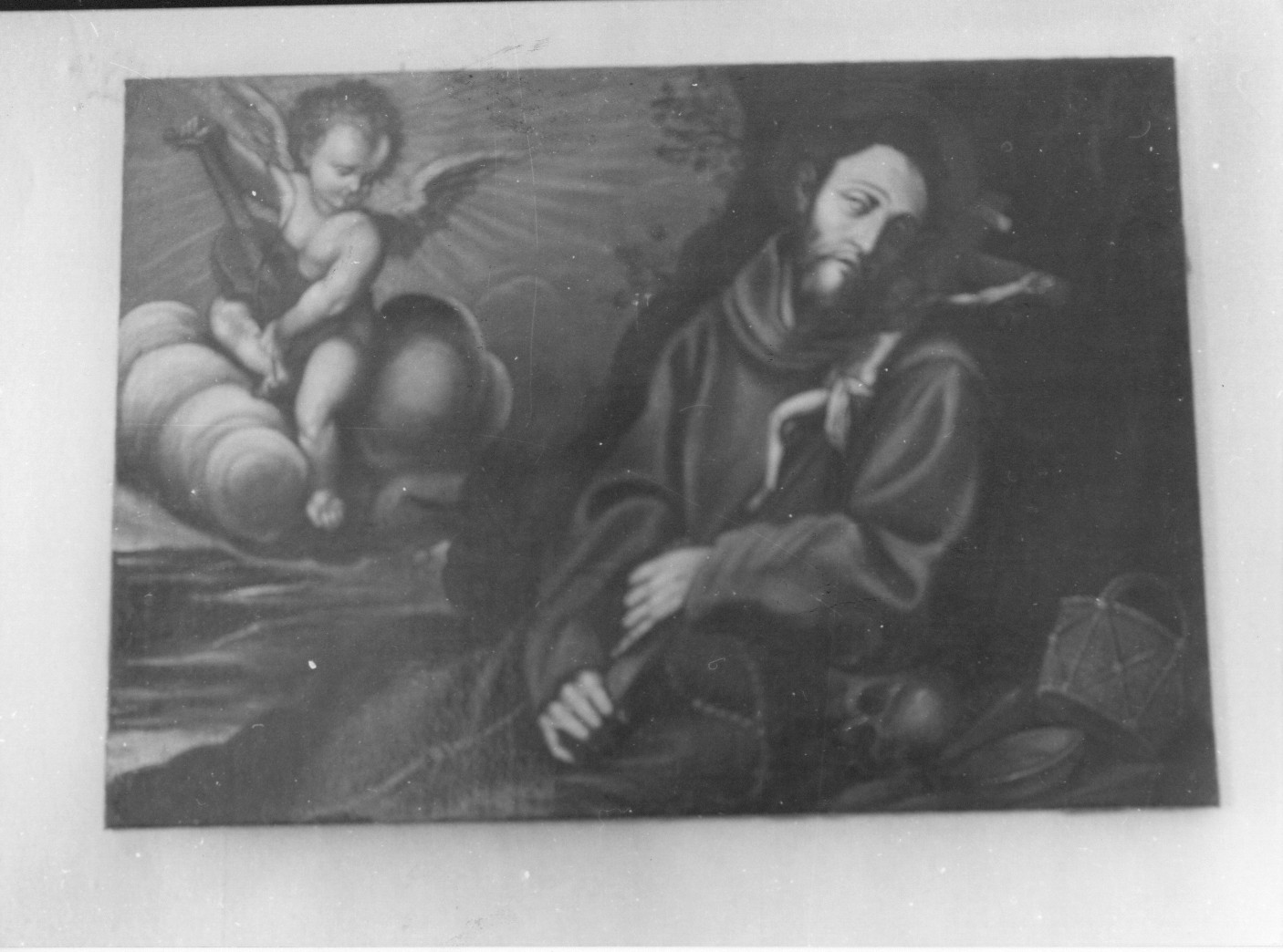 Santo francescano (dipinto, opera isolata) - ambito teramano (sec. XVII)