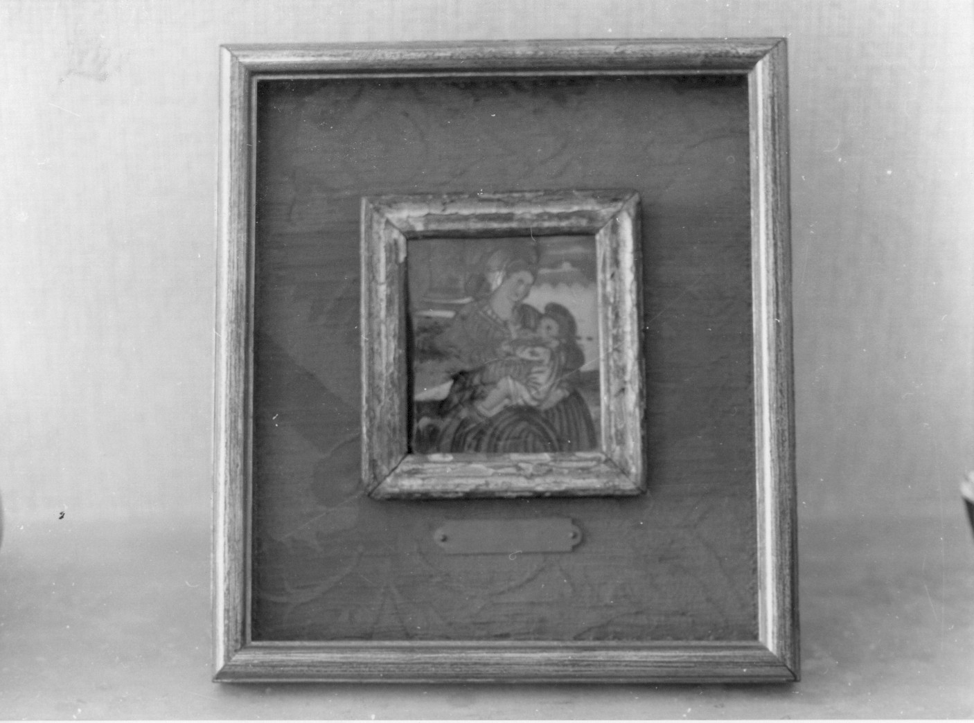 Madonna del Latte (mattonella, opera isolata) - ambito tridentino (prima metà sec. XVI)