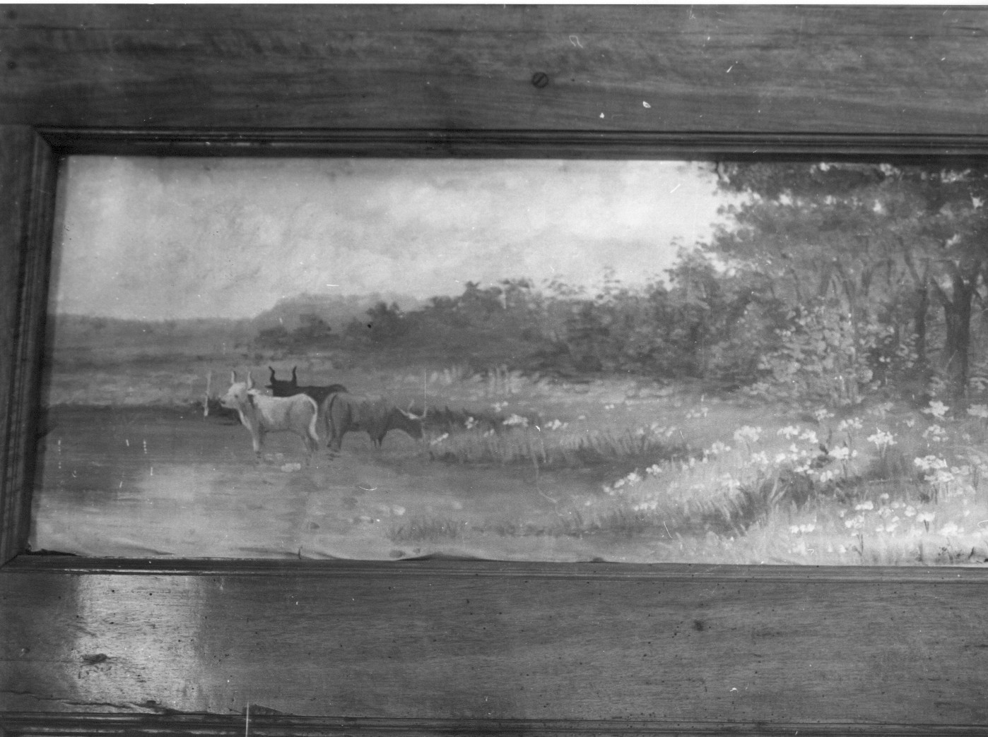 scena campestre (dipinto) - ambito teramano (sec. XIX)