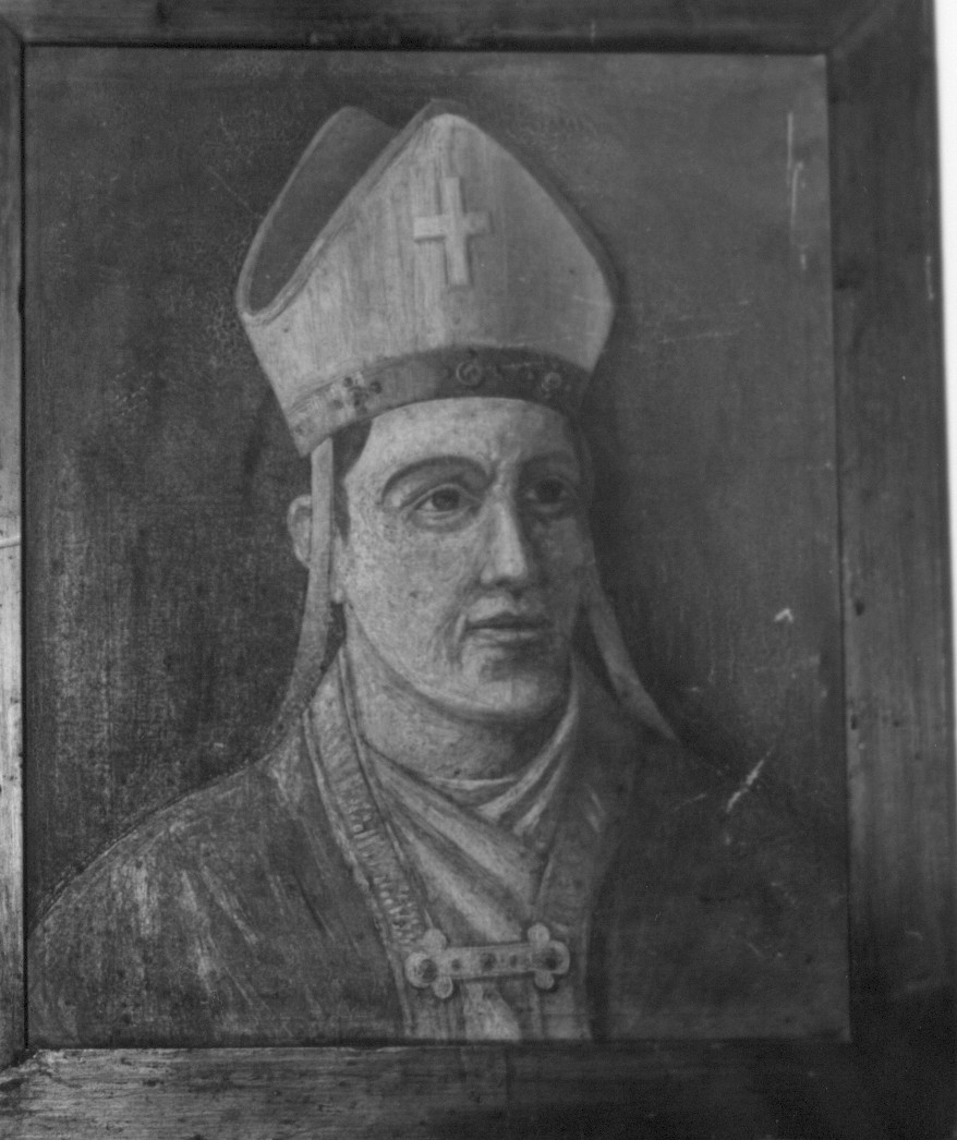 Ritratto di vescovo, ritratto di ecclesiastico (dipinto, opera isolata) - ambito teramano (sec. XVIII)