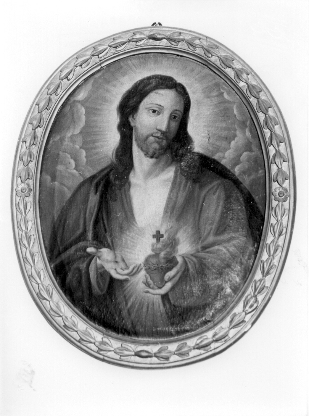 Sacro Cuore di Gesù (dipinto, opera isolata) - ambito teramano (sec. XIX)