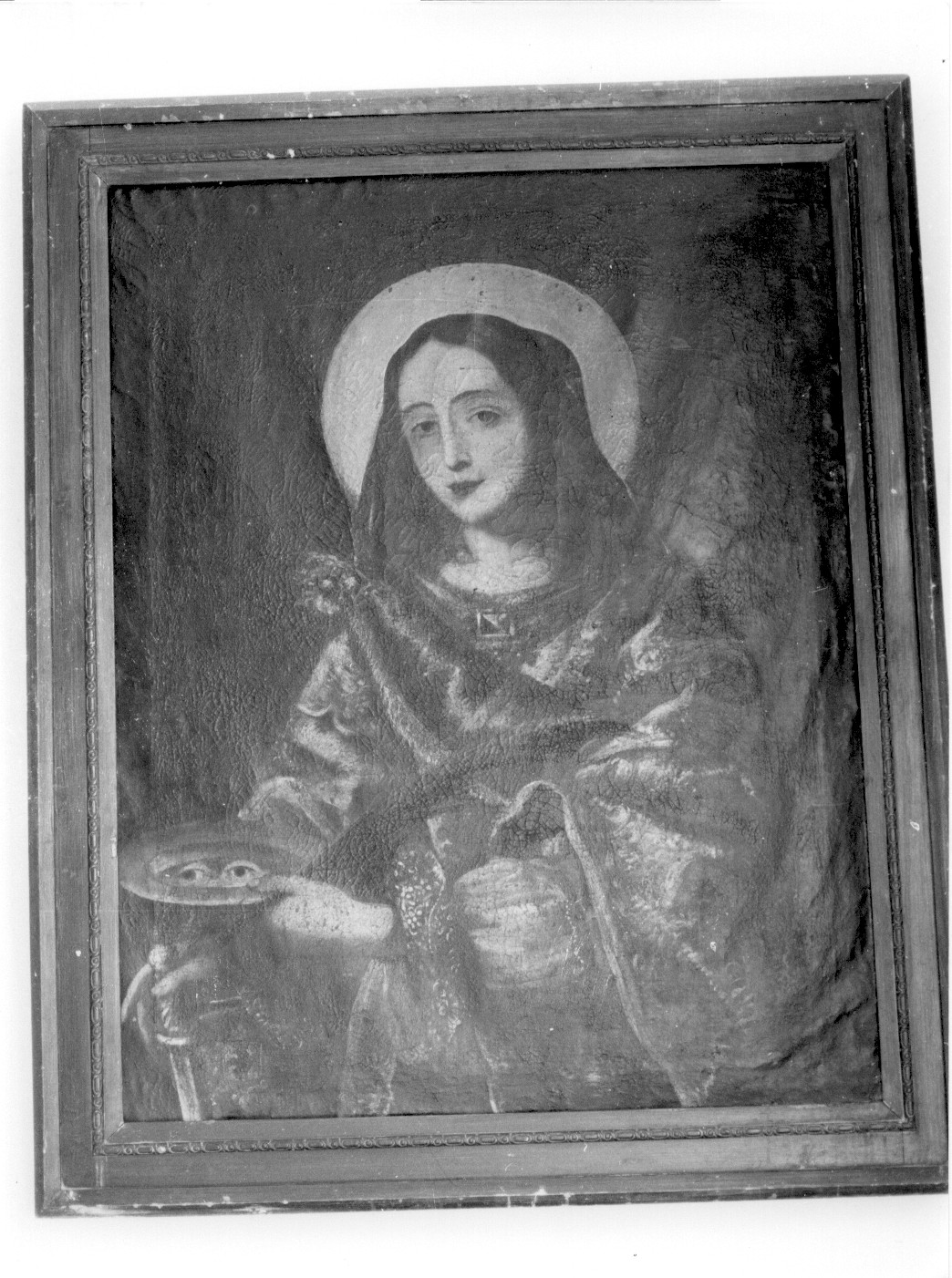 Santa Lucia (dipinto, opera isolata) - ambito teramano (sec. XVII)