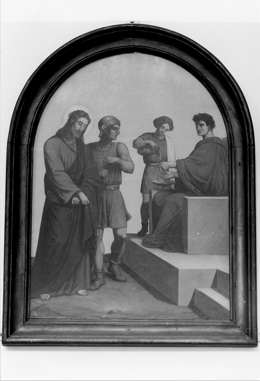 Gesù condannato a morte (dipinto) - ambito francese (fine sec. XIX)