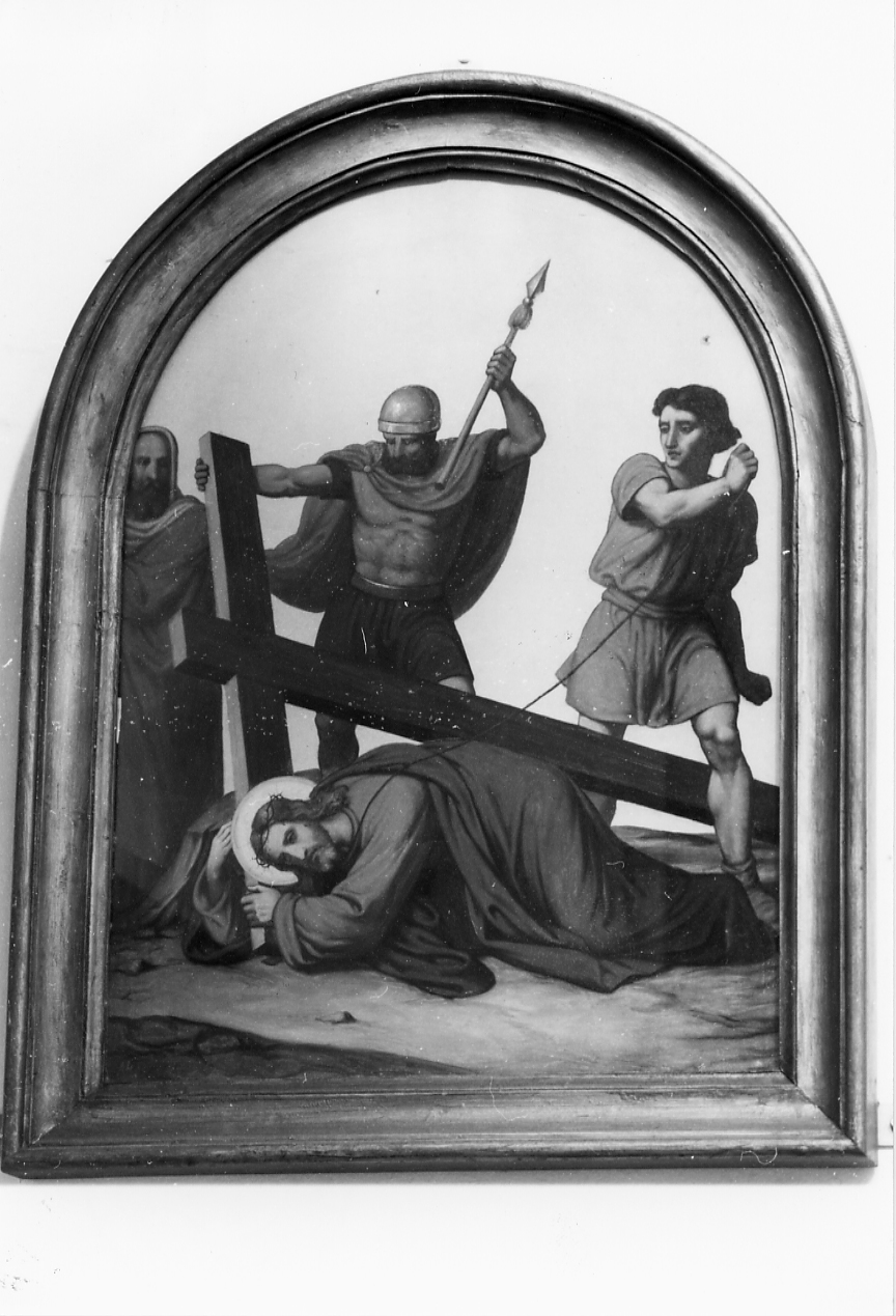 Gesù cade sotto la croce la seconda volta (dipinto) (fine sec. XIX)