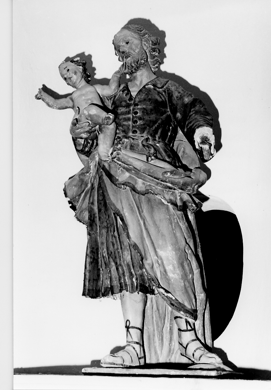San Giuseppe con Bambino (statua, opera isolata) - ambito Italia centro-meridionale (sec. XVIII)