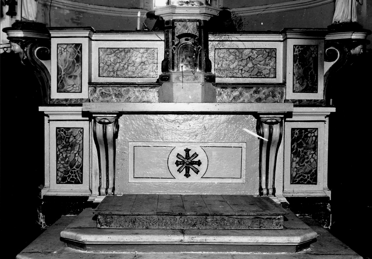 altare maggiore, opera isolata - ambito Italia centrale (fine/inizio secc. XVIII/ XIX)