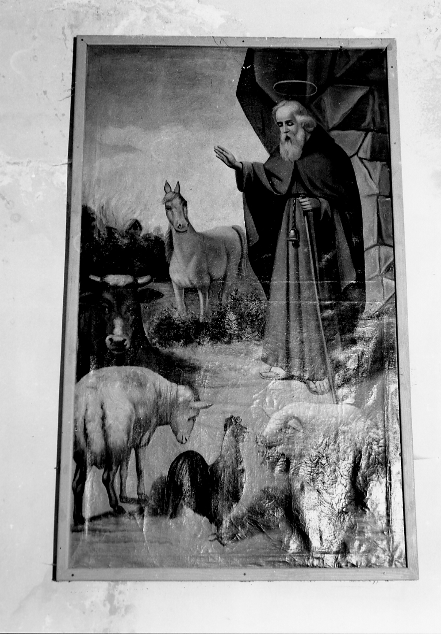 Sant'Antonio Abate (dipinto, opera isolata) - ambito Italia centrale (fine/inizio secc. XIX/ XX)