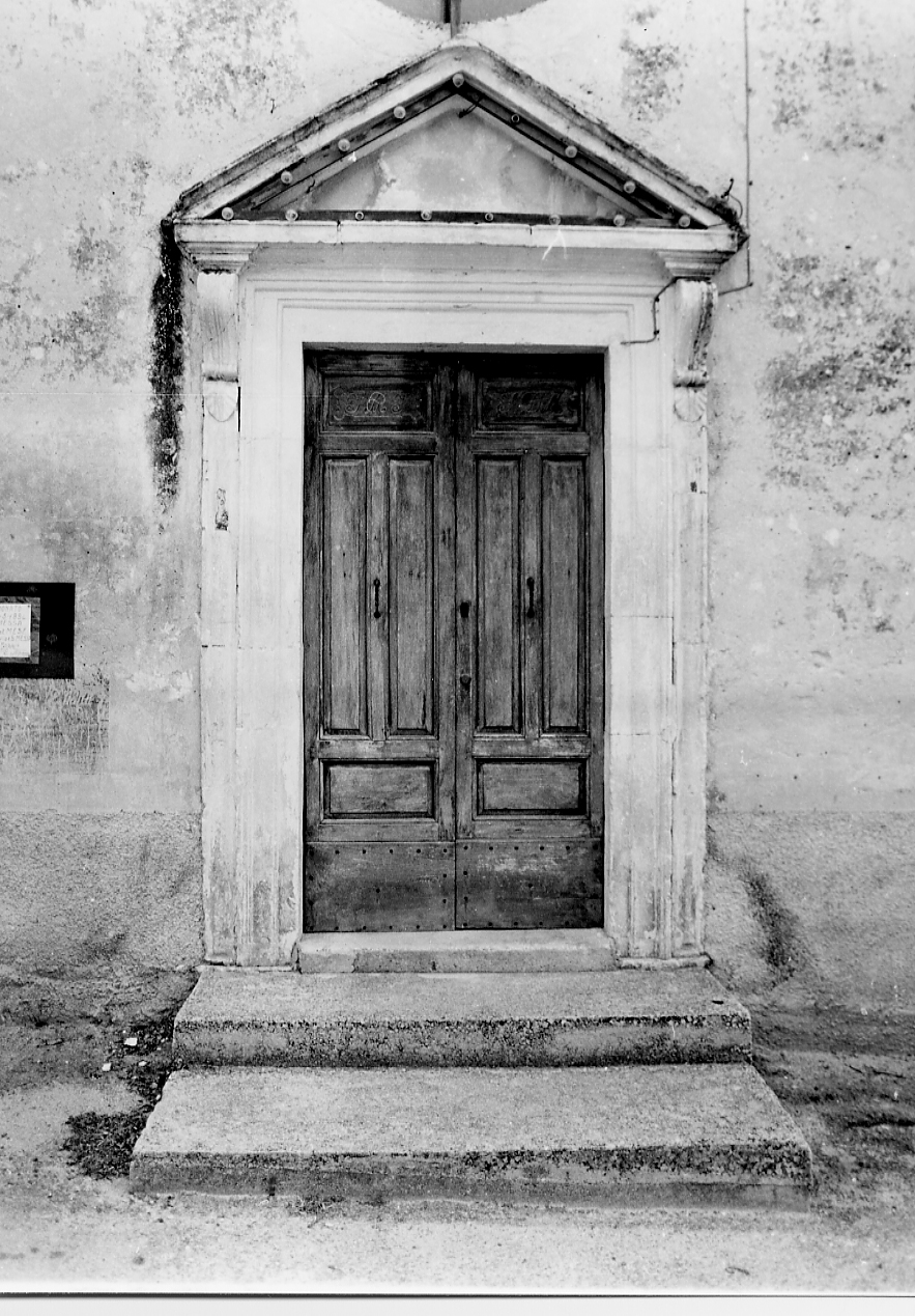 mostra di portale, opera isolata - ambito Italia centrale (fine/inizio secc. XIX/ XX)