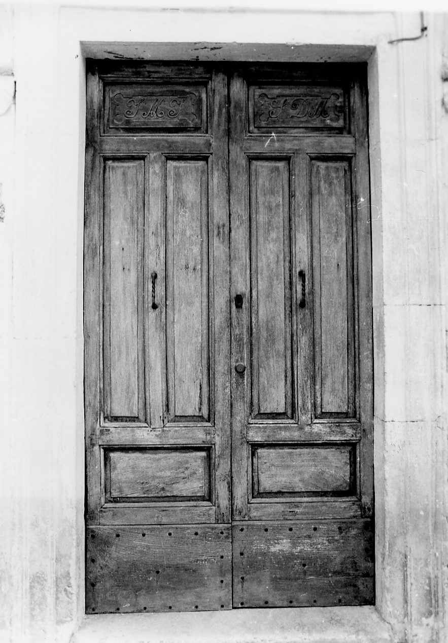 porta - a due battenti, opera isolata - ambito Italia centrale (sec. XX)