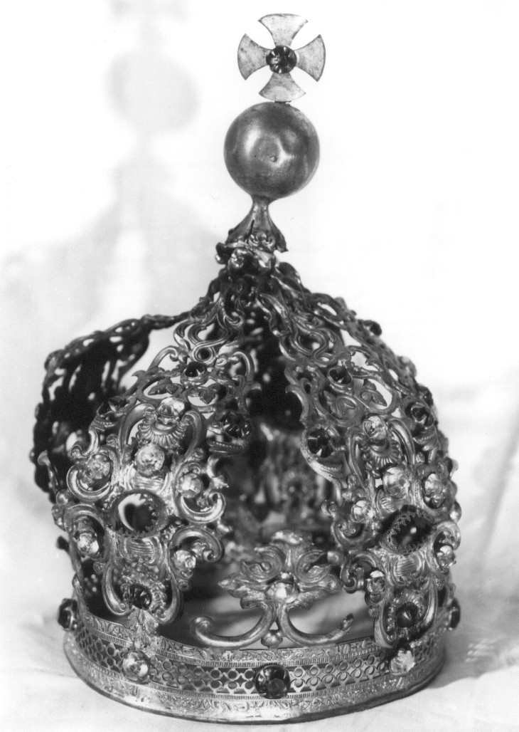 corona da statua - ambito Italia centrale (fine/inizio secc. XIX/ XX)