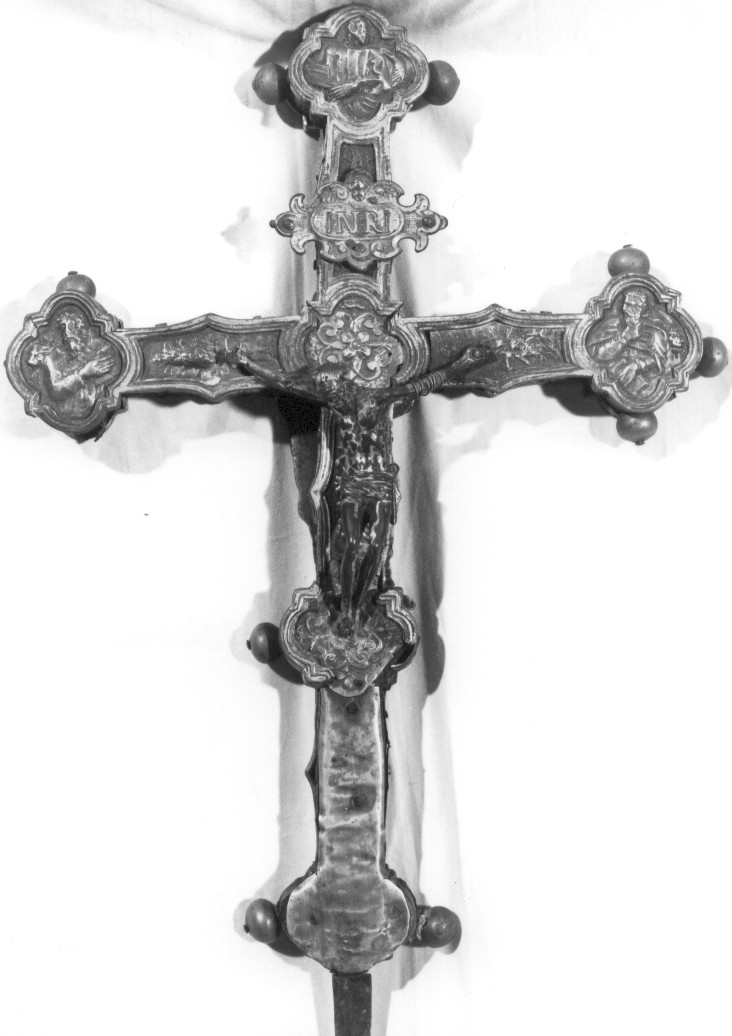 croce processionale - ambito abruzzese (sec. XVII)