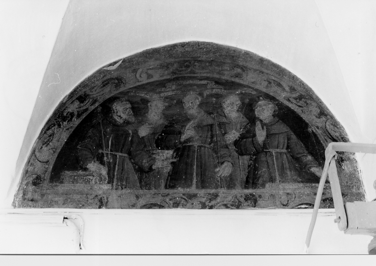 ritratti di vescovi, cardinali e frati francescani (dipinto, ciclo) - ambito abruzzese (sec. XVIII)