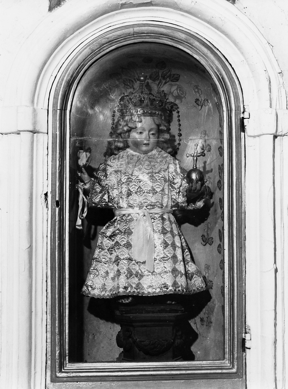 Gesù Bambino (statuetta, opera isolata) - ambito abruzzese (seconda metà sec. XVIII)
