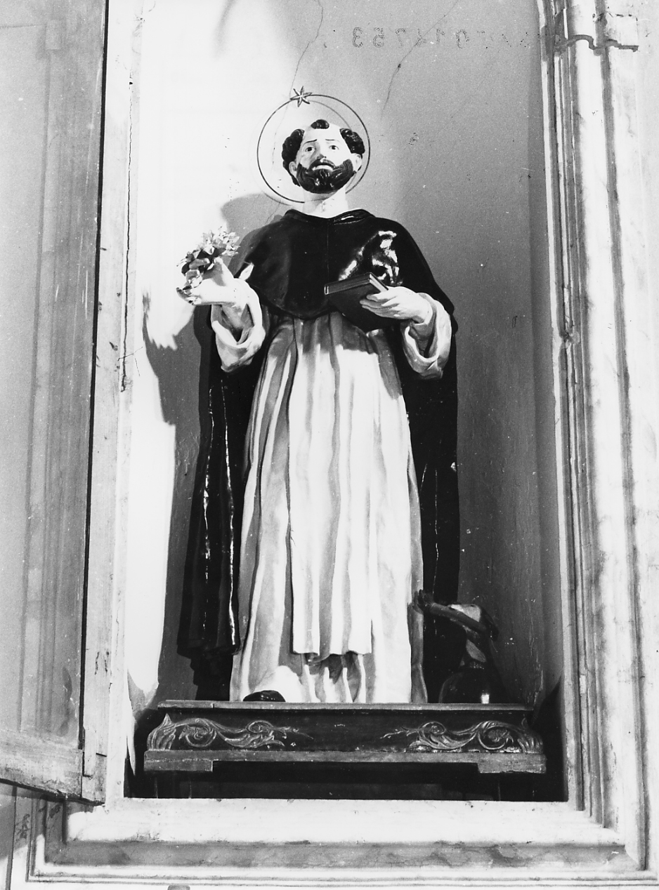 San Domenico (statua, opera isolata) - ambito abruzzese (sec. XIX)