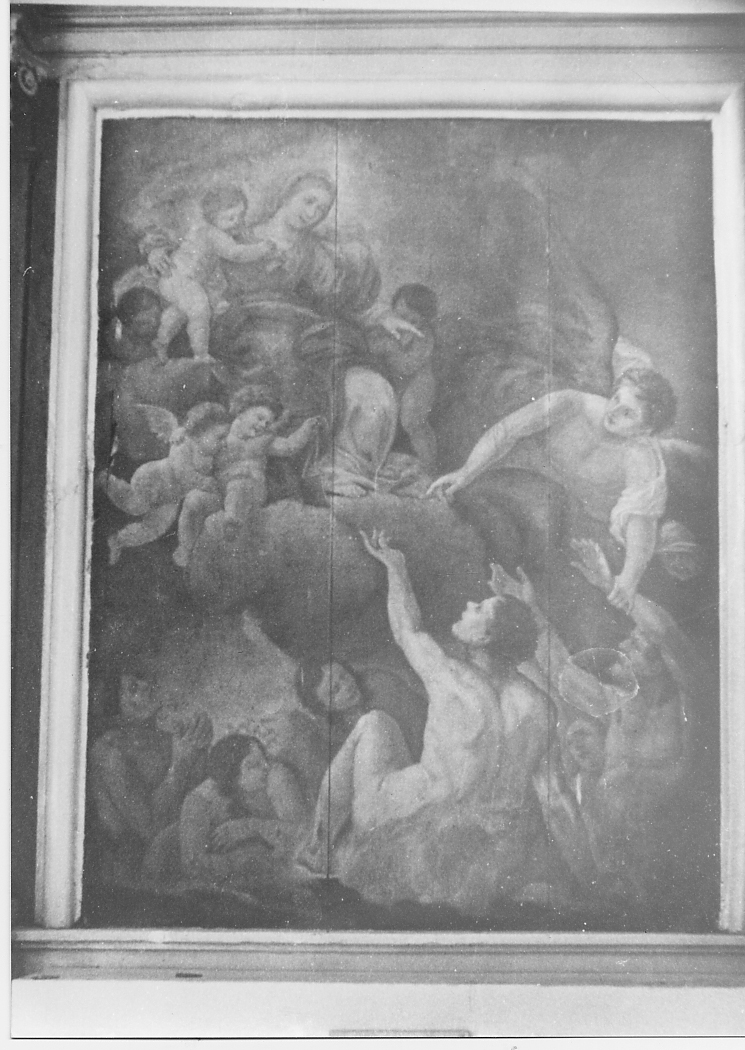 anime del purgatorio (dipinto, opera isolata) - ambito Italia centrale (fine/inizio secc. XVII/ XVIII)