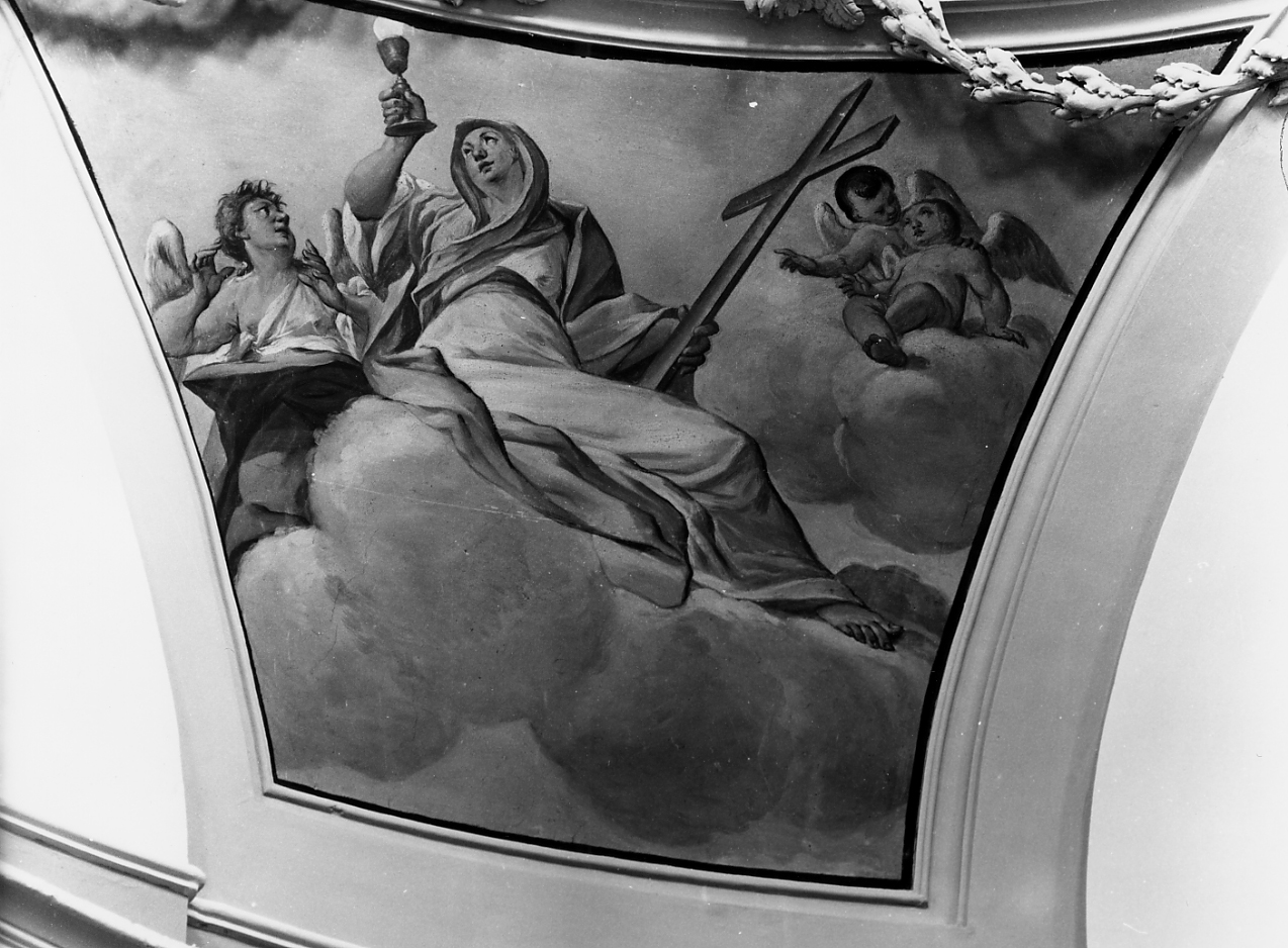 Fede con simbolo di San Matteo: angelo (dipinto) di Gamba Paolo (attribuito) (sec. XVIII)