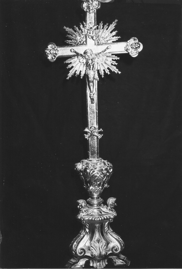 croce d'altare - ambito Italia centrale (fine/inizio secc. XIX/ XX)