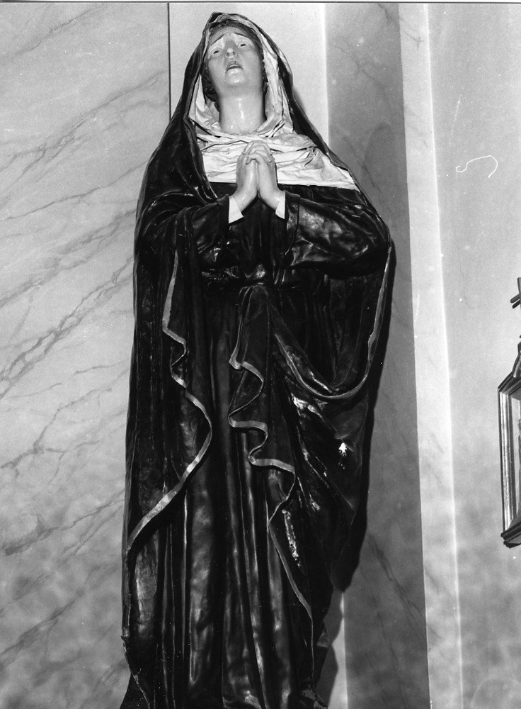 Madonna Addolorata (statua, opera isolata) - ambito Italia centrale (sec. XX)