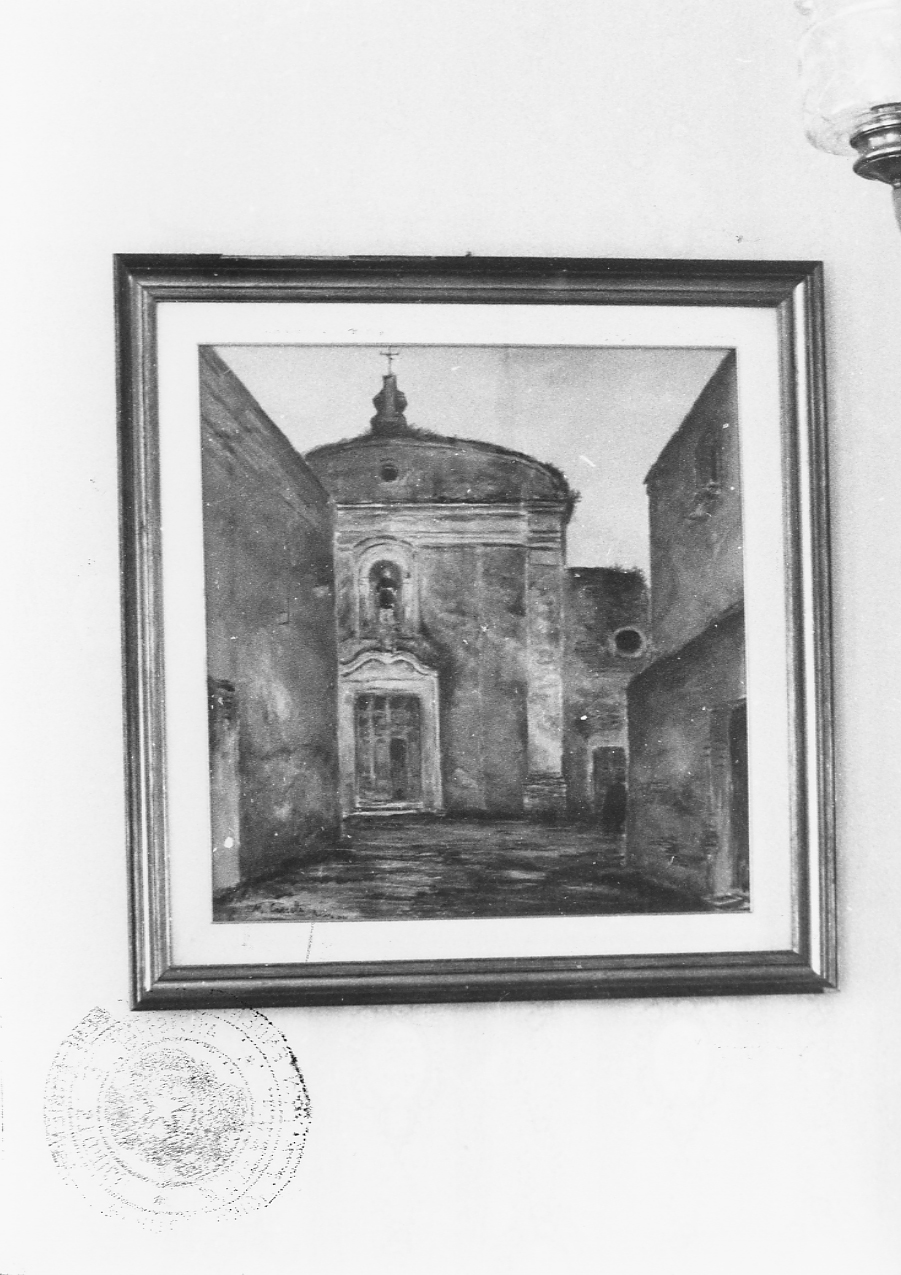 Pescara 1931, architetture di Pescara (dipinto) di Cascella Michele (sec. XX)