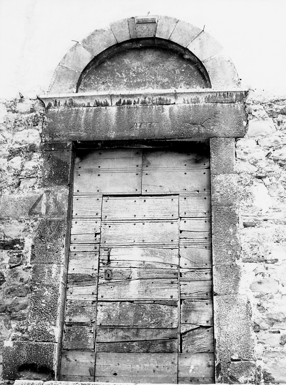 mostra di portale - ambito Italia centrale (sec. XVII)