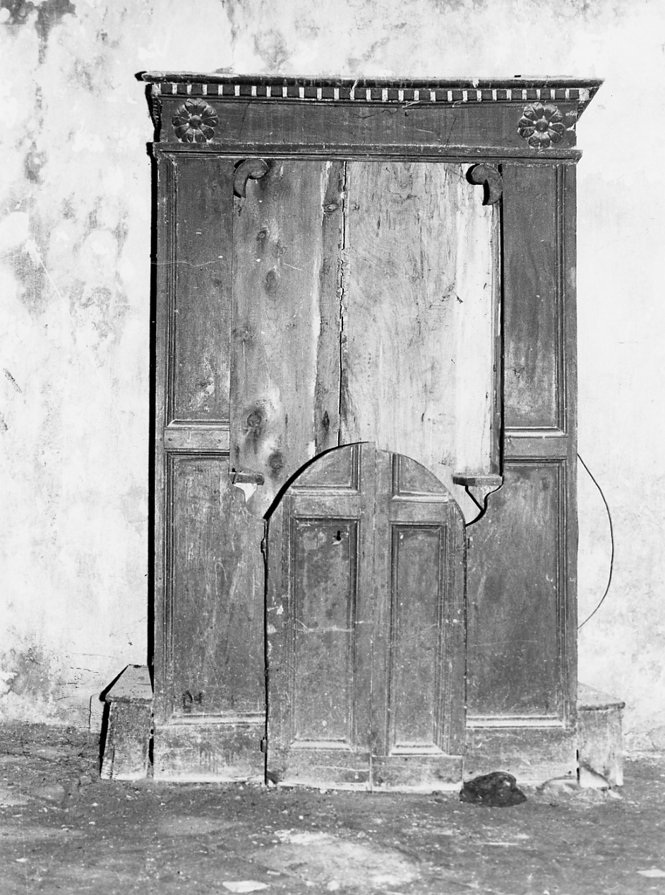 confessionale - ambito Italia centrale (sec. XVIII)