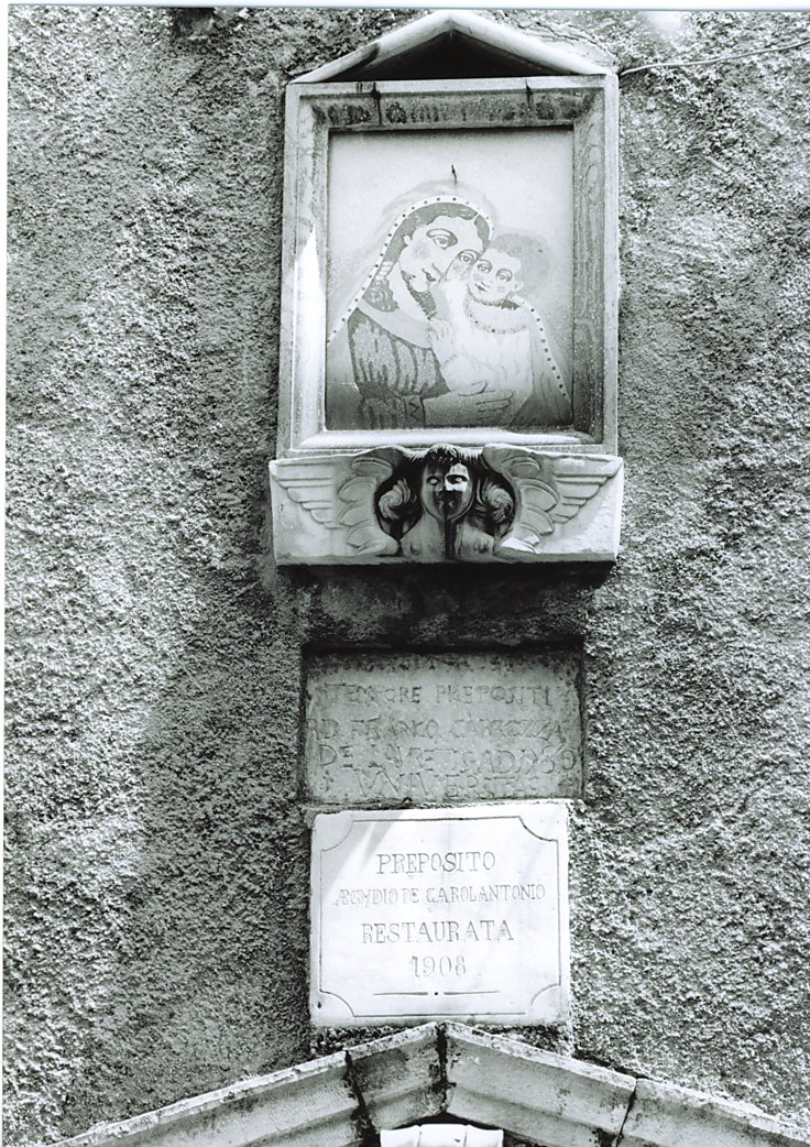 Madonna con Bambino (edicola) - ambito Italia centrale (fine/inizio secc. XVII/ XVIII)