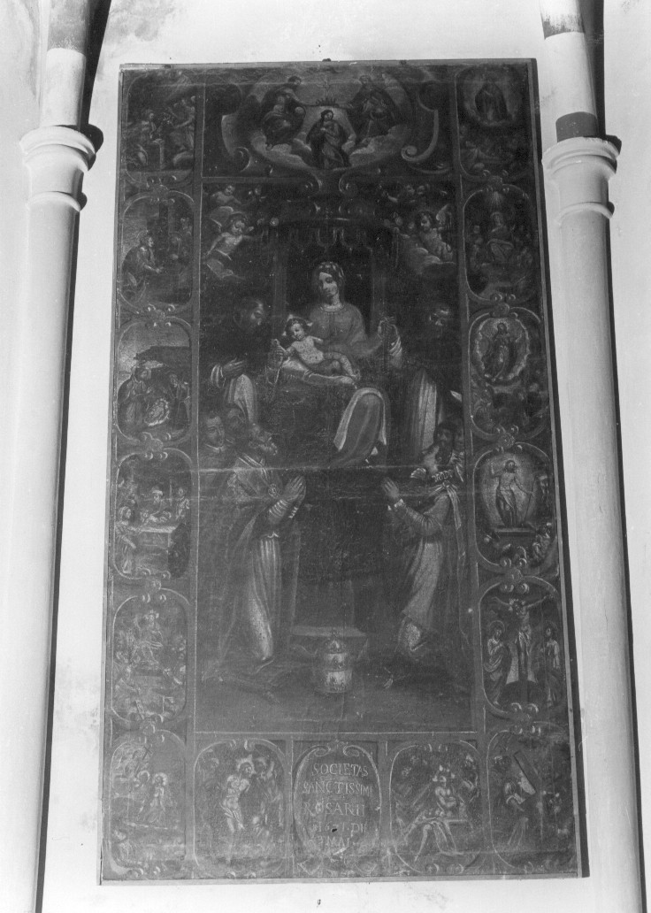 Madonna del Rosario (dipinto) - ambito Italia centrale (sec. XVII)