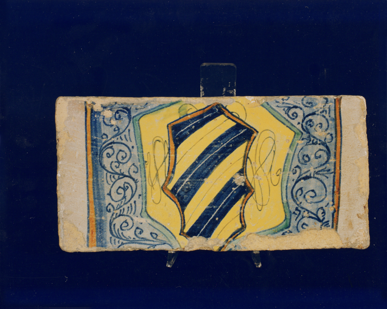 mattonella - manifattura di Castelli (sec. XVI)