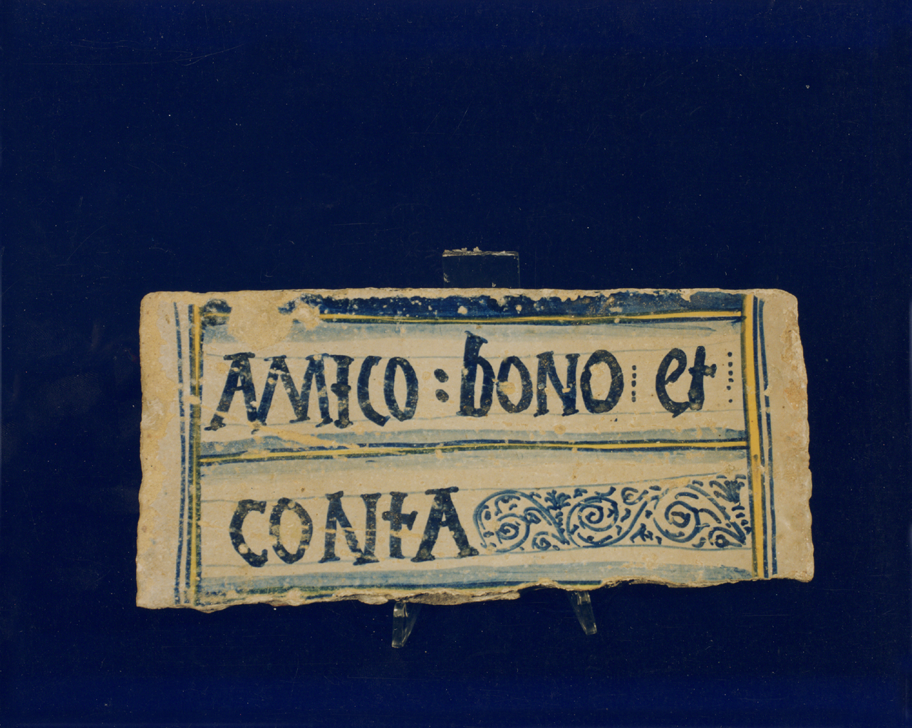 mattonella - manifattura di Castelli (sec. XVI)