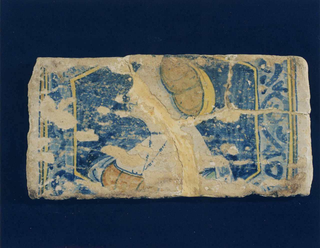 mattonella - manifattura di Castelli (sec. XVI)